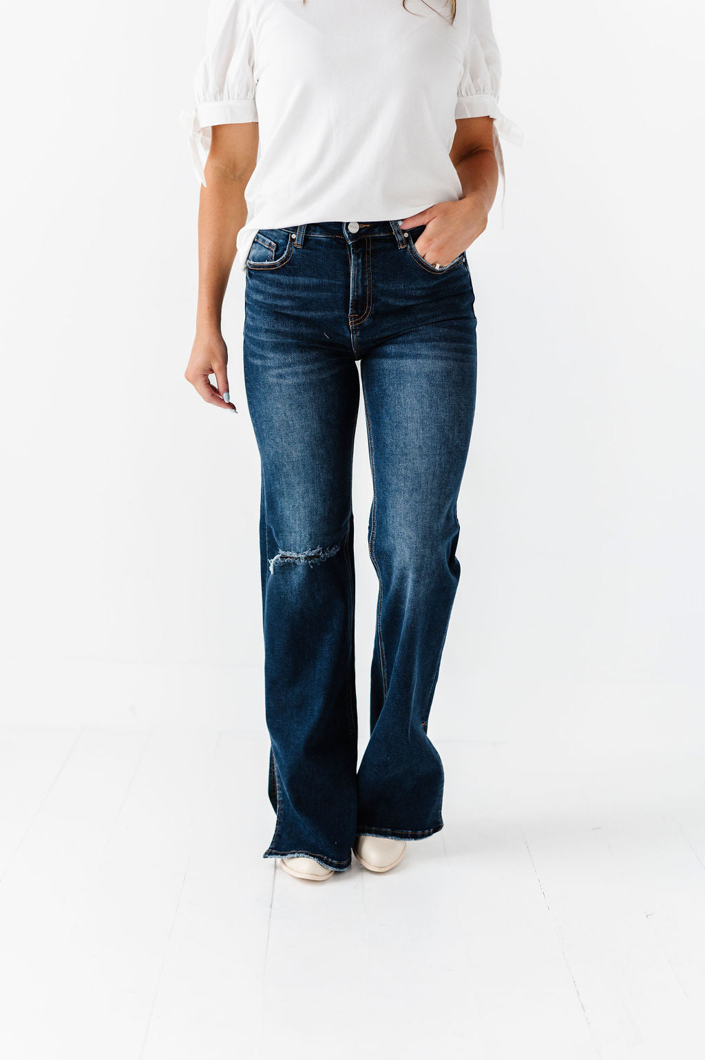 Serenity Wide Flare Jeans – Livy&Kate Clothing