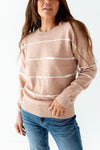 Keira Blush Stripe Sweater
