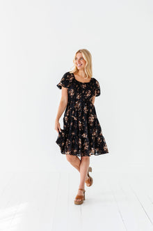  Preslee Chiffon Dress in Black