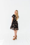 Preslee Chiffon Dress in Black