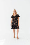 Preslee Chiffon Dress in Black