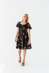 Preslee Chiffon Dress in Black