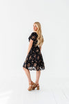 Preslee Chiffon Dress in Black