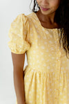 Marigold Casual Floral Dress
