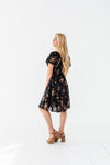 Preslee Chiffon Dress in Black