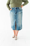 Mariah Denim Midi Skirt