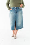 Mariah Denim Midi Skirt