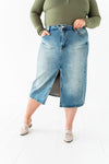 Mariah Denim Midi Skirt