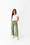 Kai High Rise Jeans in Olive