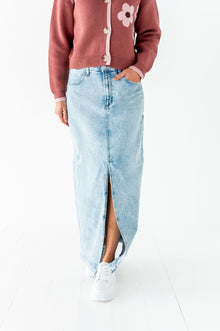  Kali Denim Maxi Skirt