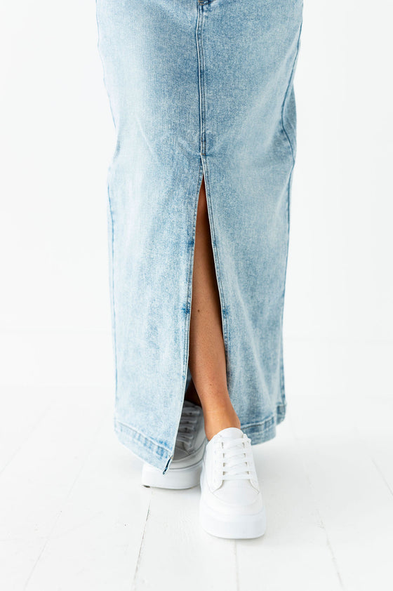 Kali Denim Maxi Skirt