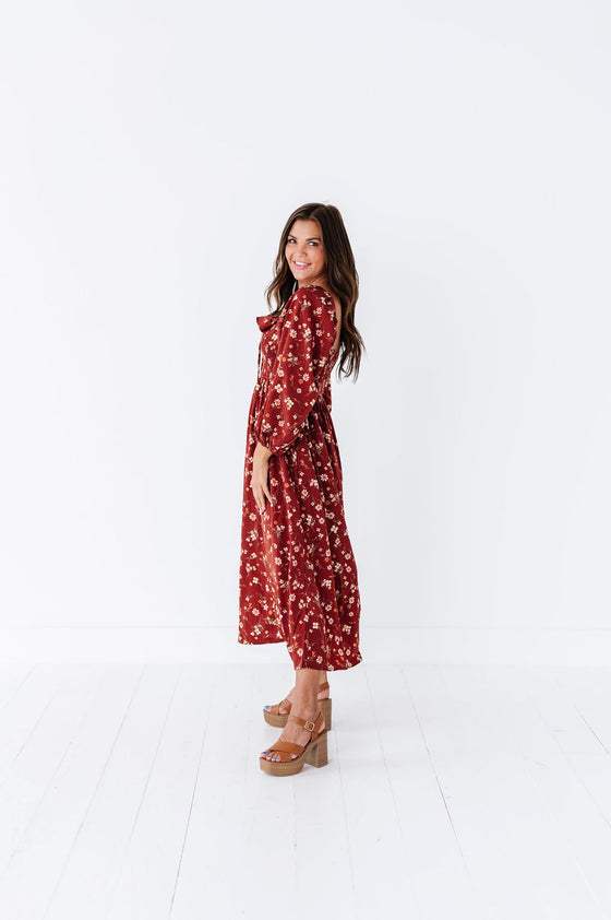 Blakely Floral Midi Dress