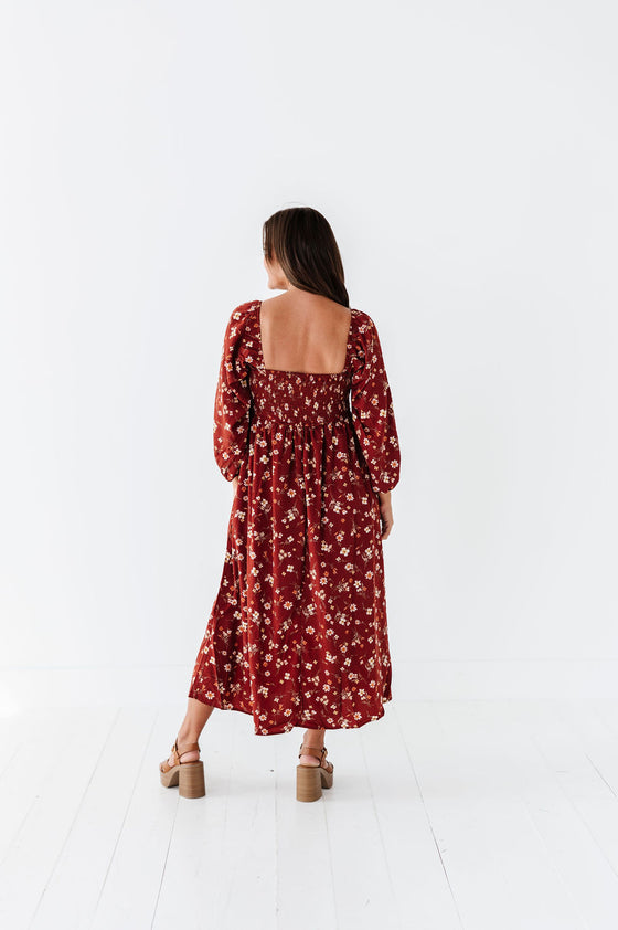 Blakely Floral Midi Dress