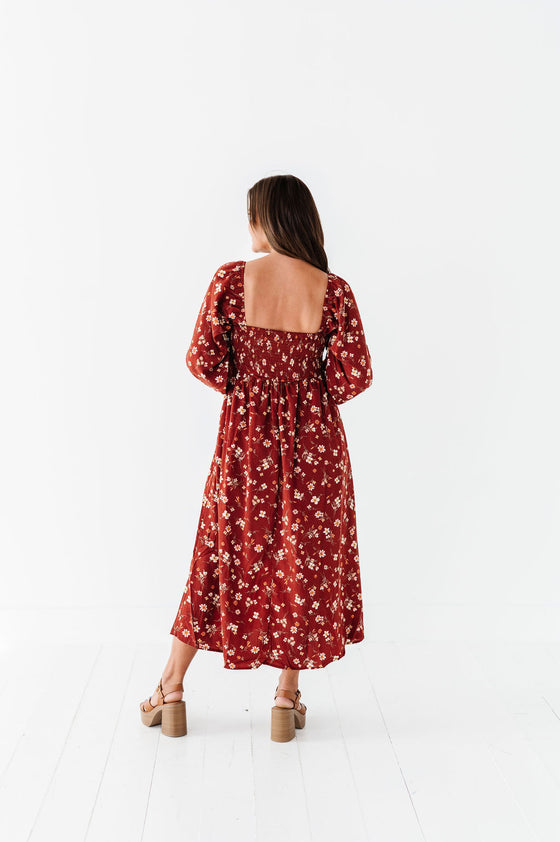 Blakely Floral Midi Dress