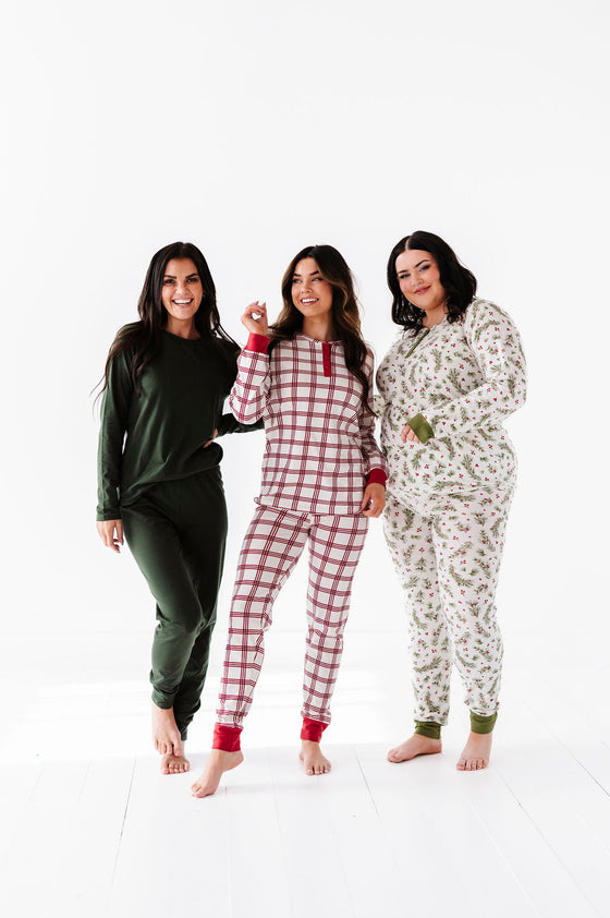 Women's Evergreen Holiday Pajama Set