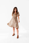 Oaklynn Dress in Brown Multi