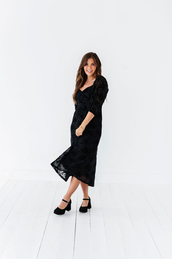 Evelyn Dress in Black