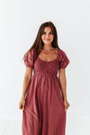 Penelope Bubble Sleeve Dress - Size Small Left