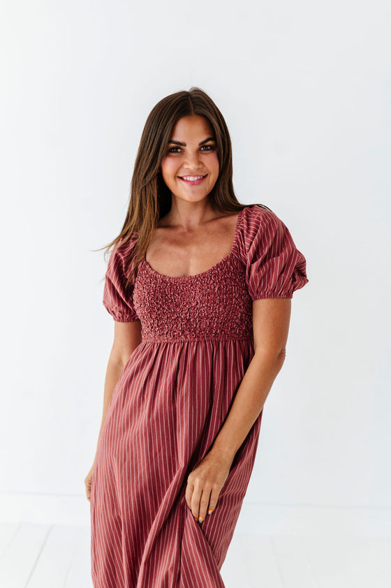 Penelope Bubble Sleeve Dress - Size Small Left