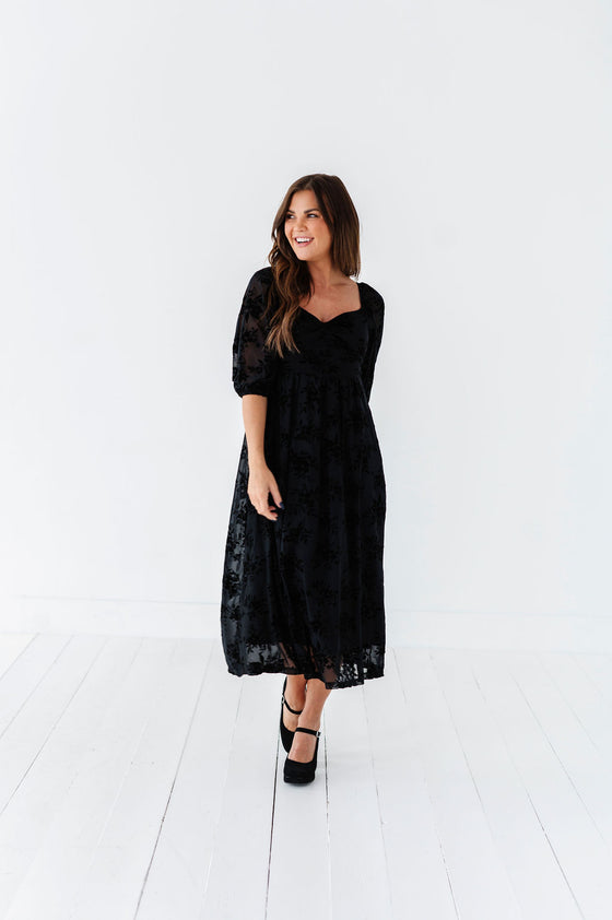 Evelyn Dress in Black