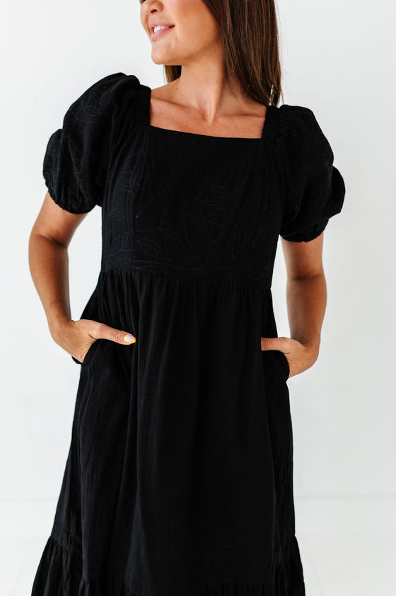 Odelia Embroidered Dress