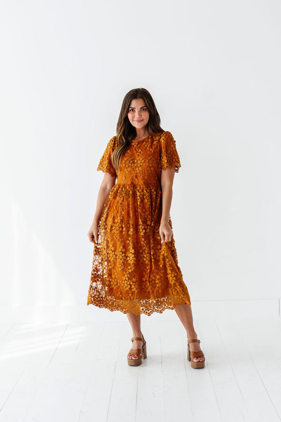 Nicola Embroidered Dress