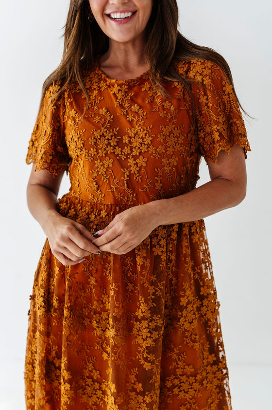 Nicola Embroidered Dress