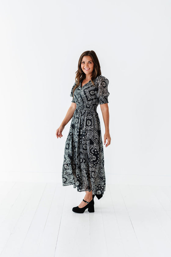 Brinkley Paisley Print Dress