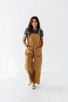 Leighton Overalls in Camel