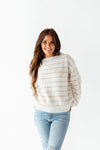 Lennon Oatmeal Stripe Sweater