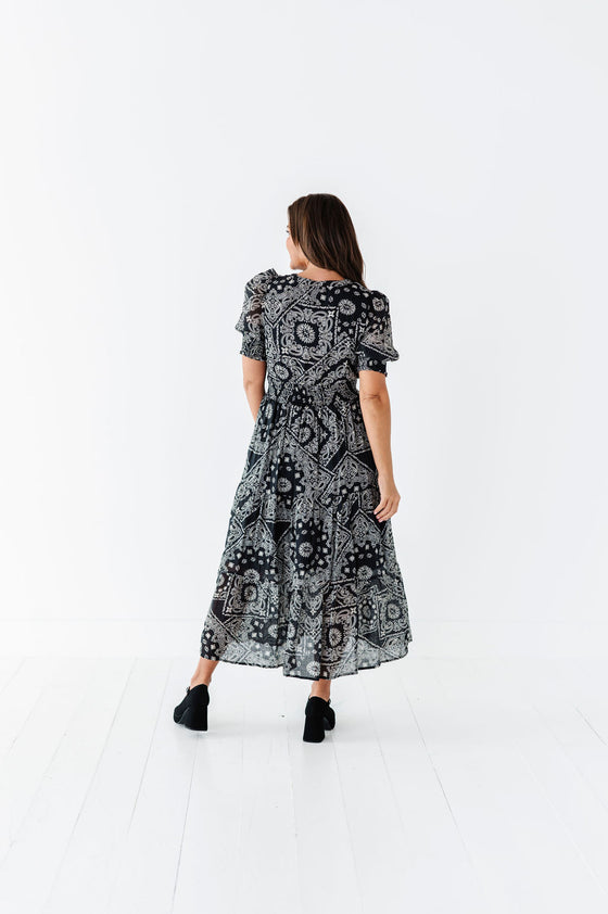 Brinkley Paisley Print Dress