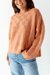 Mabel Coral Textured Sweater