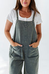 Leighton Overalls in Grey Blue