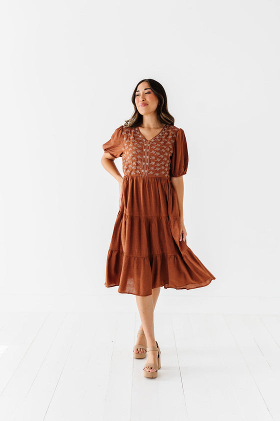 Wrenley Embroidered Dress