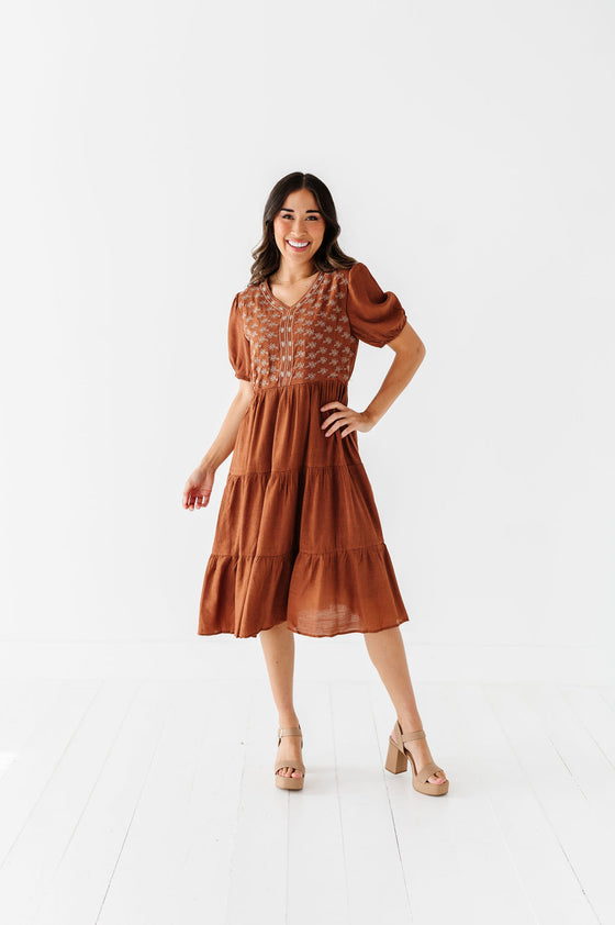 Wrenley Embroidered Dress