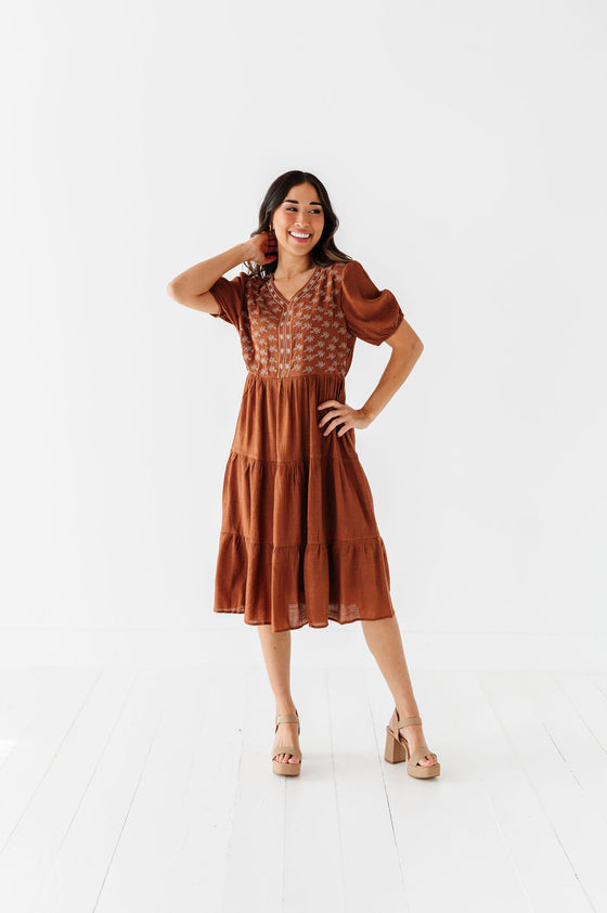 Wrenley Embroidered Dress