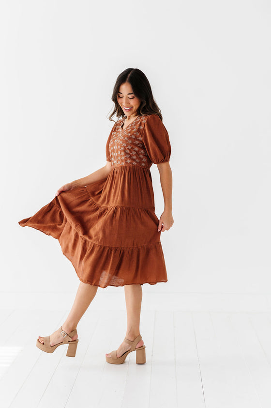 Wrenley Embroidered Dress