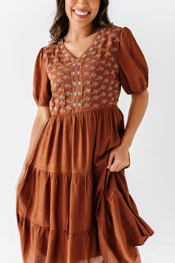 Wrenley Embroidered Dress