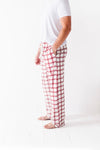 Men's Candy Cane Plaid Pajama Pants - Size Small & 3X Left