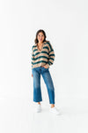 Cohen Striped Polo Sweater