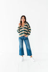 Cohen Striped Polo Sweater