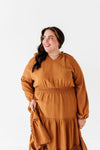 Kenzie Tiered Dress in Caramel