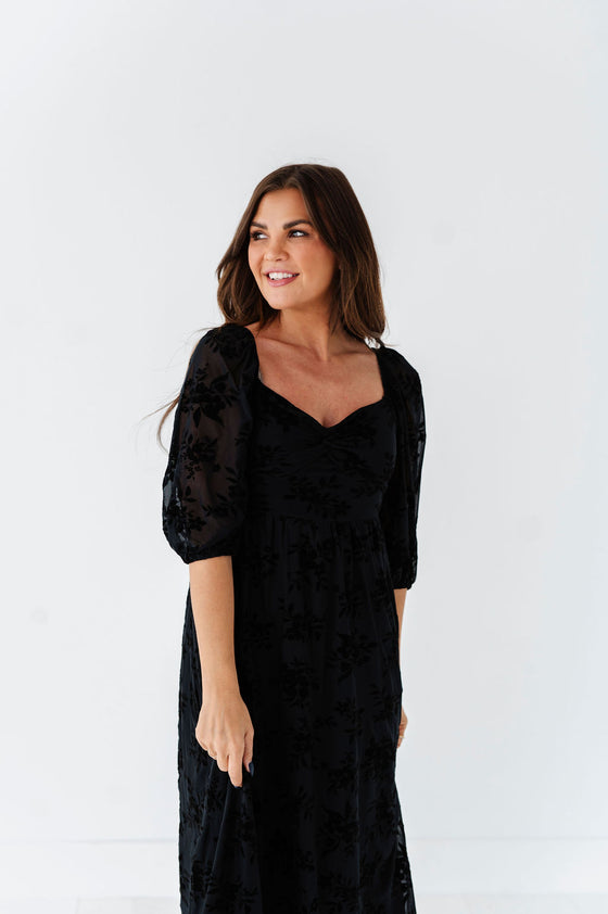 Evelyn Dress in Black