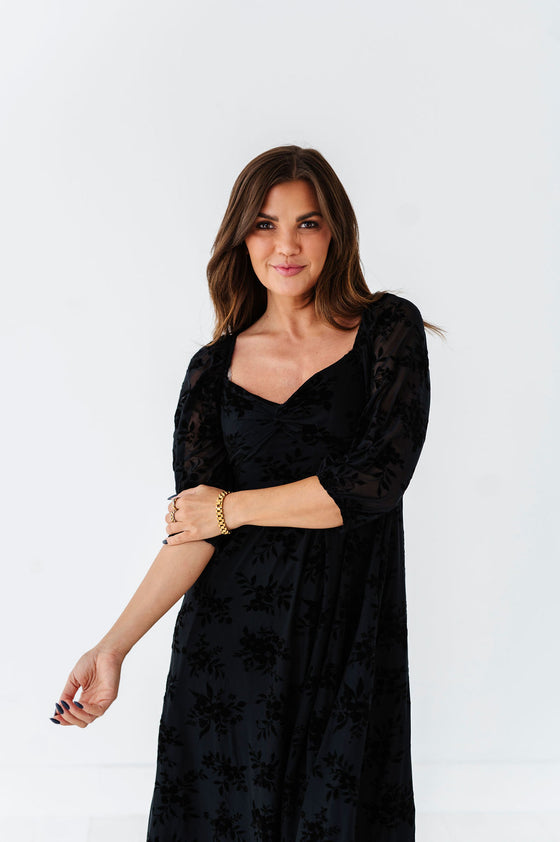 Evelyn Dress in Black