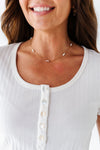 Stainless Steel Beaded Chain Necklace