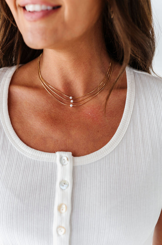 Layered Pearl Necklace