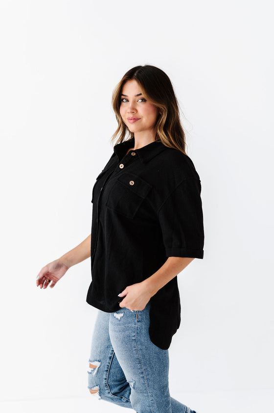 Emmerson Button Up Top - Size Small Left