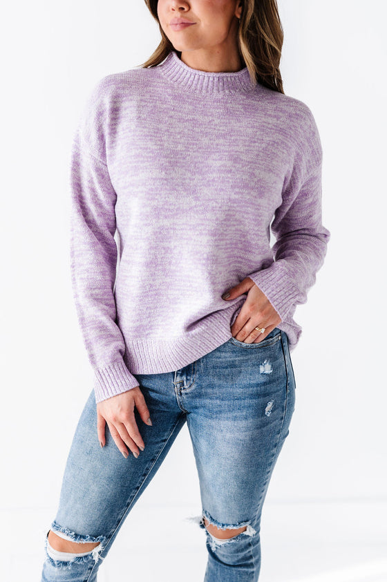 Prue Pullover Sweater-Lavender