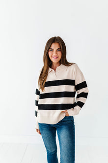  Oxford Collared Sweater