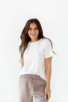 Soleil Embroidered Tee